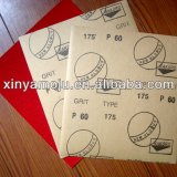 red dry aluminum oxide sand paper for wood