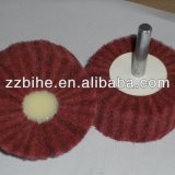 Non-woven Fabric And Coated Abrasive Flap Wheel With Shaft