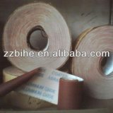 Red aluminium oxide abrasive roll with cloth backing