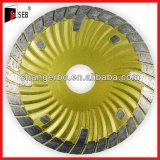 Segment Continuous RIm Strong Turbo Laser diamond saw blades for gem cutting