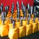 Several kinds of tungsten carbide burrs common types