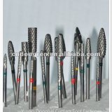 Tungsten carbide burs for dental lab