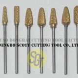 Tungsten Carbide Burs For Dental Lab With Coated Ti