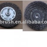 Circular wire brush-crimped wire with shank Penguin