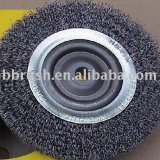 Circular brushes-crimped wire for bench grinder machine