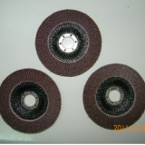 Heat treated aluminum oxide flap disc