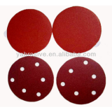 150mm Velcro Red Round Sanding Disc for Funiture Paint