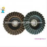 Non woven flap disc with fiberglass backing
