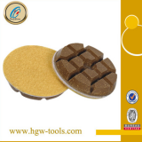 Diamond floor polishing pads for concrete