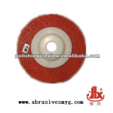 fiber polishing disc with plastic cover