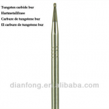 2 HP 3/32" Shank Round Shaped Dental Tungsten Carbide Burs Tungsten Carbide Inserts