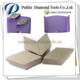 Rhombus Shape Diamond Grinding Segment For Concrete Floor Welded On Grinding Shoes