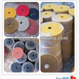 3 Step Wet Pad Flexible Diamond Wet Polishing Pad 100mm