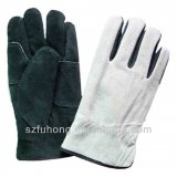 Popular Premium Cowhide Double Palm Leather double palm leather protective hand gloves