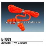 Mushroom Type With Cord Safety Earplug