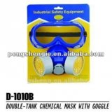 Goggle & Double Tank Chemical Mask