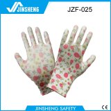 Flower Personalized Pu Gloves Safety
