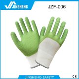 Rib Knitting Durability Safety Rubber Gloves