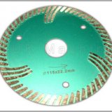 Turbo Cutting Blade with Protective Teeth without Flange