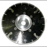 Turbo Blade With Protective Teeth With Flange