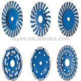 Abrasion Resistant Circular Diamond Grinding Cup Wheels