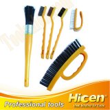Wire Brush Set with Plastic Handle