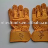 Yellow Color Safety Gloves