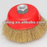 Brass Crimped Wire Cup Brush