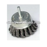 Knot Wire Cup Brush With Shank