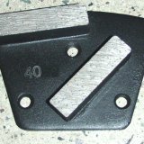 Trapezoid  Grinding Pad with 2  bar segments