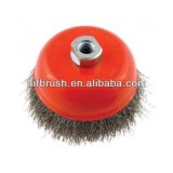 Crimp Steel Wire Cup Brush For Right Angle Grinders