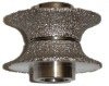 Shape V Bull Nose 3cm Brazed Diamond Router bit