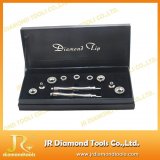 China manufaturer customized 9 diamond microdermabrasion tips and 2 wands