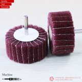 Non Woven Nylon Polishing Flap Wheels With Shaft for metal