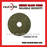 CNG125-14*14  C-glass fiber disc with non woven fabric by leno weave