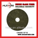 CNG110-10*10  C-glass fiber disc with black paper by leno weave
