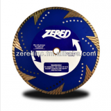 ZERED Dry Cut Turbo Diamond Blade for Granite, Marble, Hard Brick