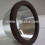 Glass edge grinding and polishing wheel