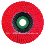 Red Ceramic Grain Flap disc