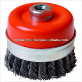 Wire Brush Twist Knot Cup Best 65 mm