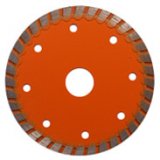 Hot-press wide turbo saw blade