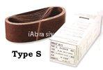 Belts for portable belt wood sanding