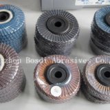 Flap Discs with arbor hole in different colors