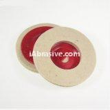 Felt polishing wheel