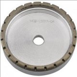 Beveling-edged machine diamond grinding wheels for glass