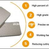 Hard /Soft Bond Diamond Sandstone Cutting Segment For Sandstone Slab Cutting
