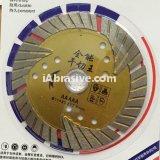 4inch105mm Turbo Segment Diamond Flush Cut Saw Blade with Reinforce Protecting Teeth