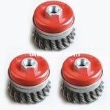 Free-hand angle grinder Twisted Knot Cup Brushes for RUST AND PAINT size from 65*24--150*32