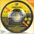 PEGATEC 4" 4.5" 5" GRINDING WHEELS FOR STEEL 80M/S