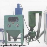 Pressure Blasting Machine with dust collector & turntable